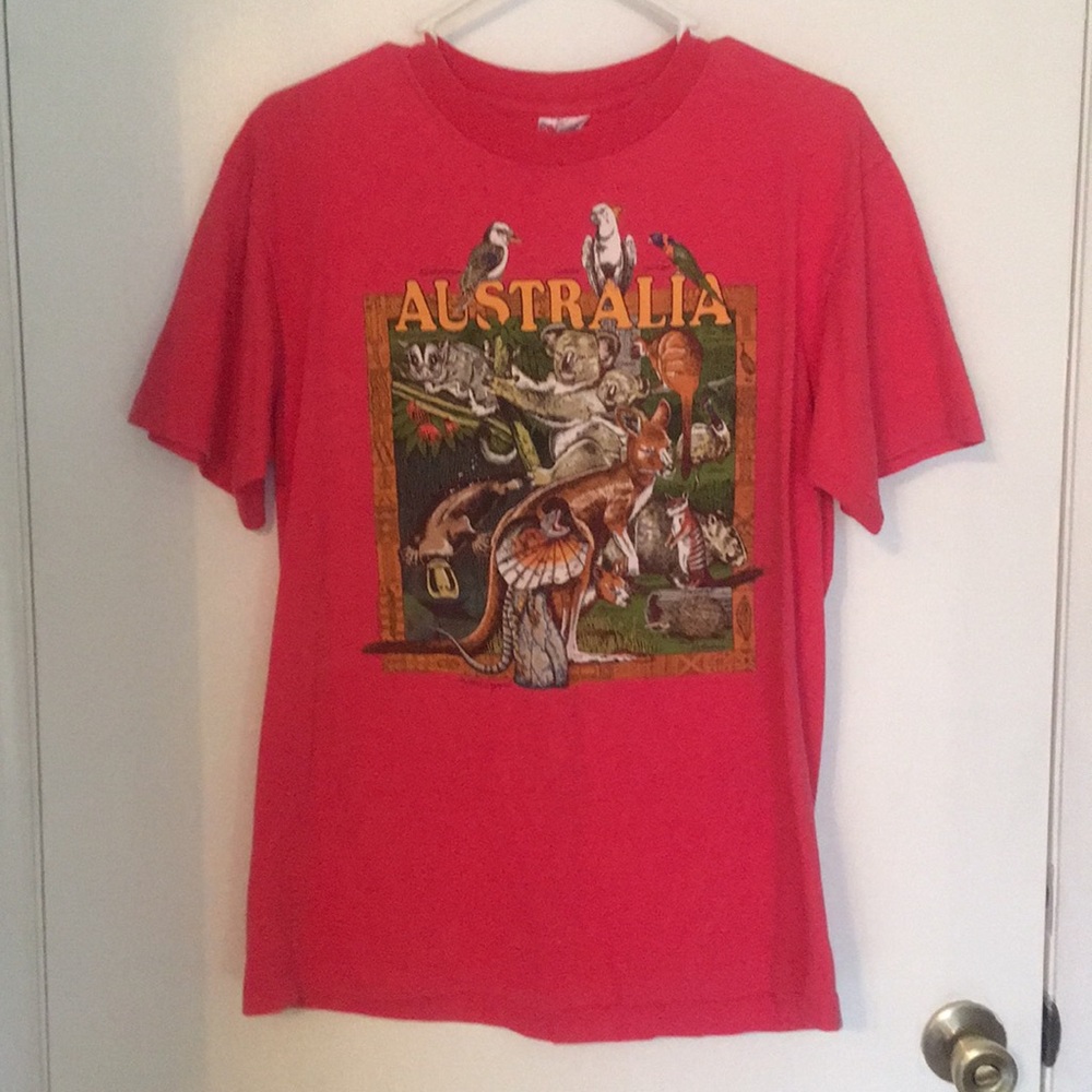 Australian tourist tee shirt. Made in USA?